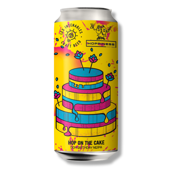 Hop On The Cake - Collab Hoppiness - DDH NEIPA - 44cl