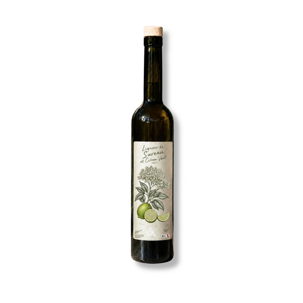Liqueur de Sureau & Citron Vert - Léostillerie - 50cl