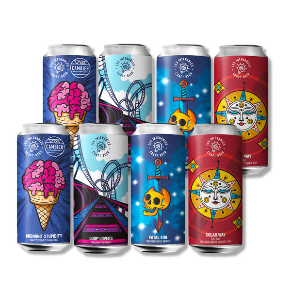 Pack 2 Salles 2 Ambiances - West Coast IPA & NEIPA - 8x44cl
