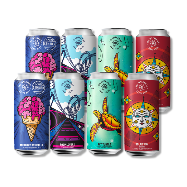 Pack 2 Salles 2 Ambiances - West Coast IPA & NEIPA - 8x44cl