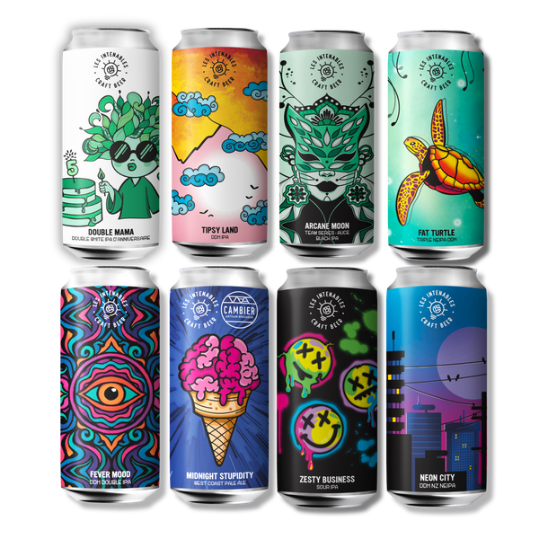 Pack Hop Lover - 100% bières houblonnées - 8x 44 cl