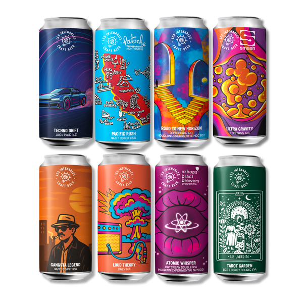 Hop Lover Pack - 100% hopped beers - 8x 44 cl