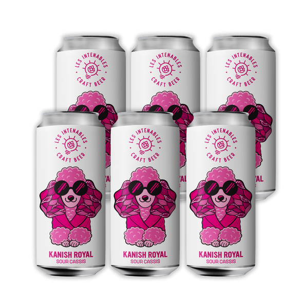 Pack of 6 Kanish Royal - raspberry sour - 6x44cl