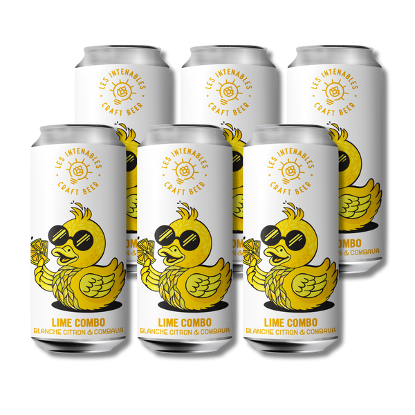 Pack de 6 Lime Combo - Blanche Citron & Combava - 6x44 cl