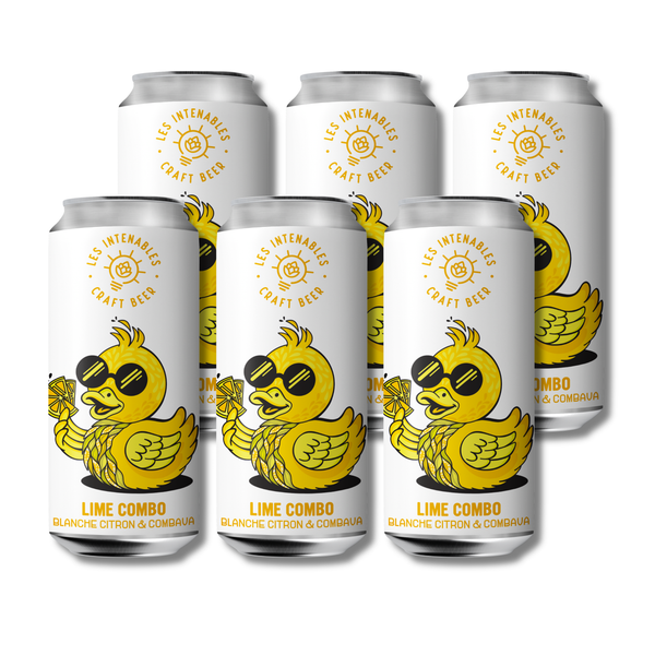 Pack de 6 Lime Combo - Blanche Citron & Combava - 6x44 cl