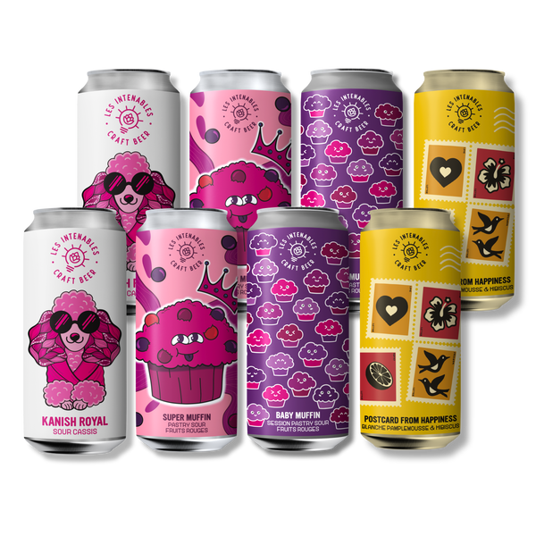 Pack Fruit Addict - 100% bières fruitées - 8x44cl