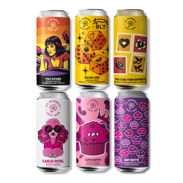 Fruit Addict Pack - 100% fruity beers - 6x44cl