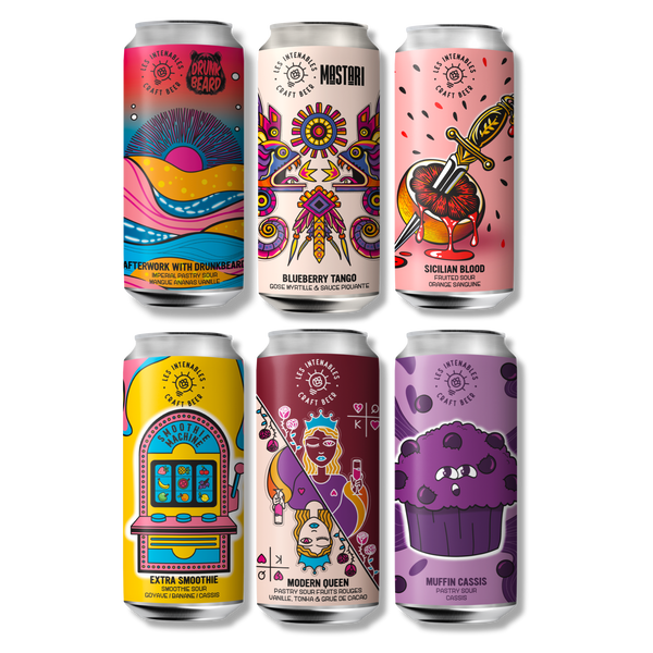 Fruit Addict Pack - 100% fruity beers - 6x44cl
