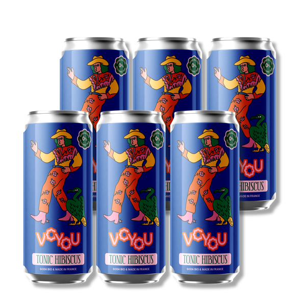 Pack de 6 Tonic Hibiscus Voyou - 25cl